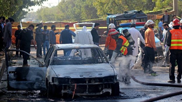 Posljedice eksplozije u Pakistanu
