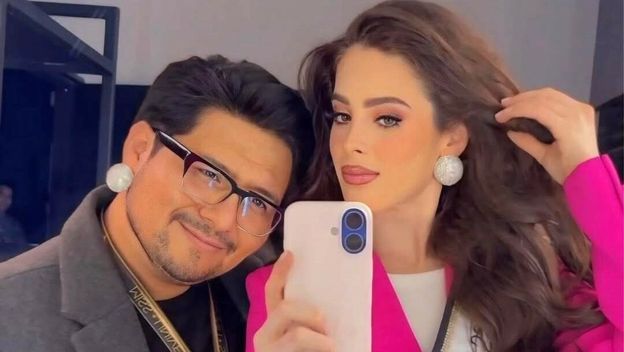 Jorge Figueroa i Miss Universe Meksika - 2