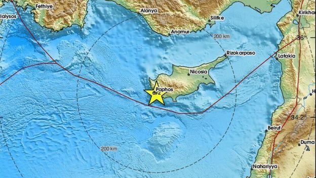 Potres pogodio Cipar