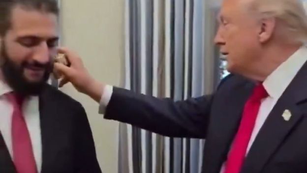 Trump i Ahmed al‑Sharaa