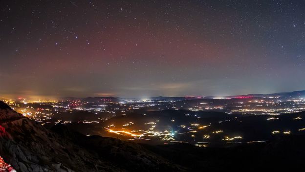 Aurora Borealis promatrana s vrha Biokova