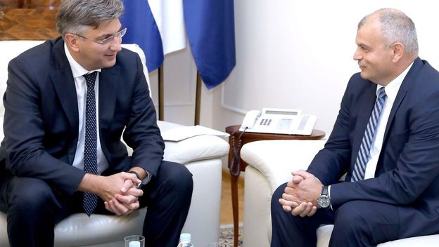 Andrej Plenković i Đanino Kutnjak