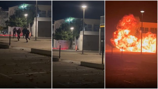 Eksplozija u dvorištu Osnovne škole Strožanac