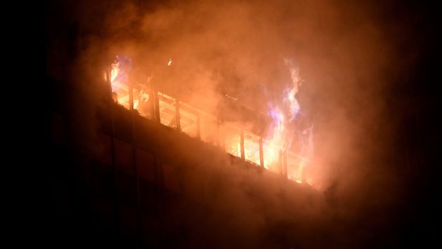 Požar u Vjesnikovom neboderu