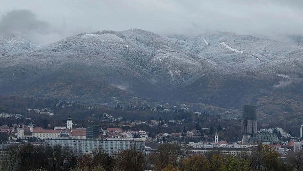 Snijeg na Medvednici