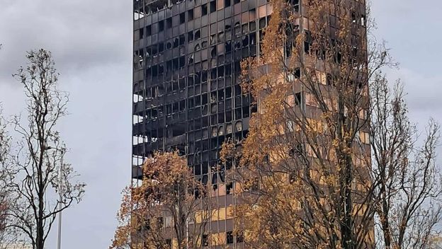 Zgrada Vjesnika nakon požara - 3