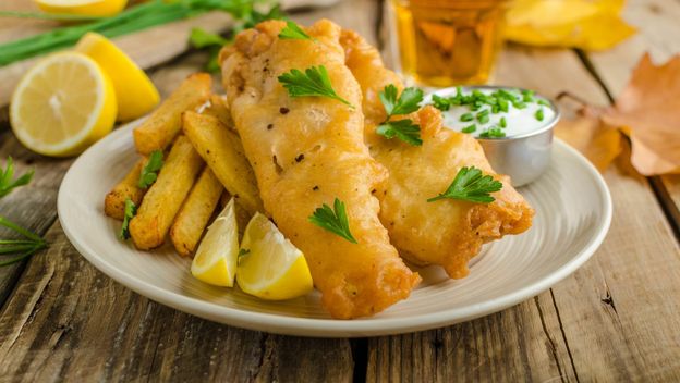 Prženi riblji filet s limunom