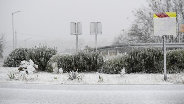 Snijeg u unutrašnjosti Dalmacije