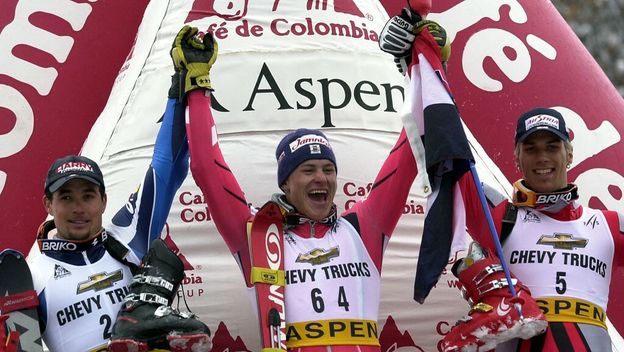 Ivica Kostelić pobjednik slaloma u Aspenu sa startnim brojem 64