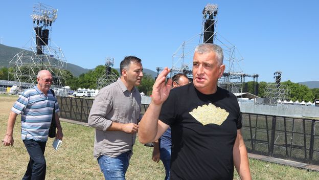 Miro Bulj uoči koncerta Marka Perkovića Thompsona u Sinju