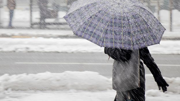 Snježna oluja, ilustracija