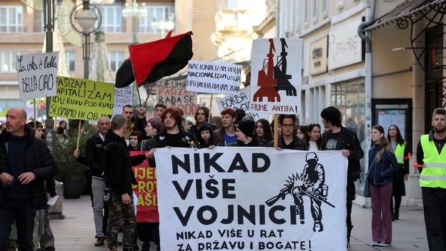 Marš Ujedinjeni protiv fašizma u Rijeci