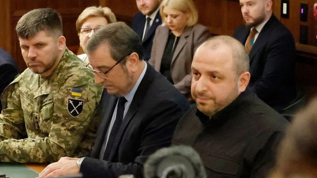 Rustem Umerov i ukrajinsko izaslanstvo