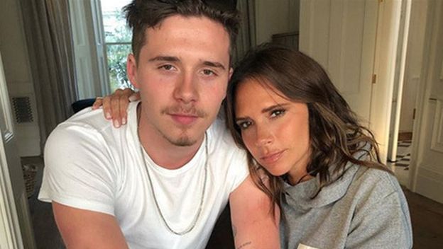 Victoria i Brooklyn Beckham (Foto: Instagram)