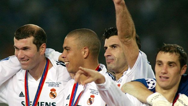 Zinedine Zidane, Ronaldo, Luis Figo i Ivan Helguera