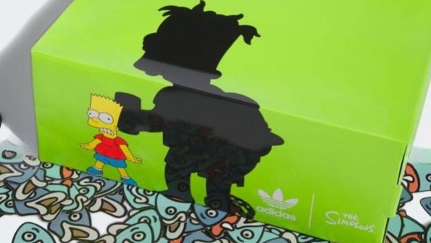 tenisice „Treehouse of Horror“ The Simpsons x Adidas Rivalry Lo, s kutijom i likom barta i huga simpsona