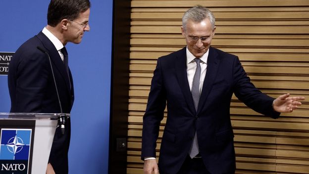 Mark Rutte i Jens Stoltenberg