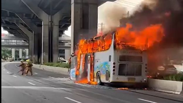 Požar autobusa u Tajlandu