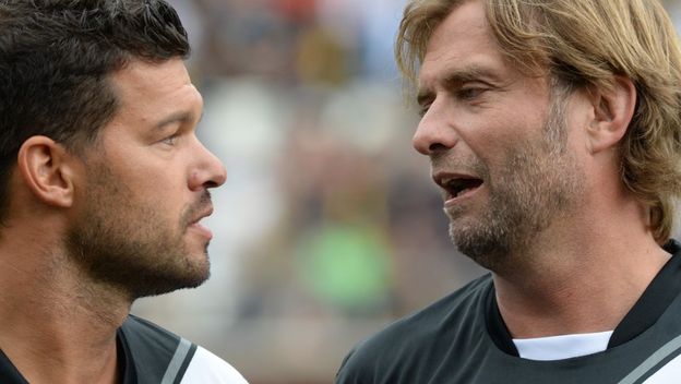 Michael Ballack i Jurgen Klopp