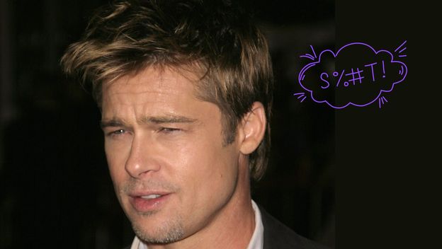 Brad Pitt i grafika psovke