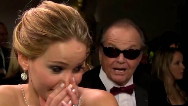 Jennifer Lawrence i Jack Nicholson