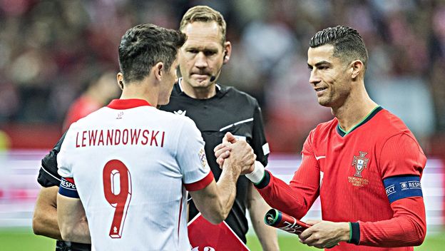 Robert Lewndowski i Cristiano Ronaldo