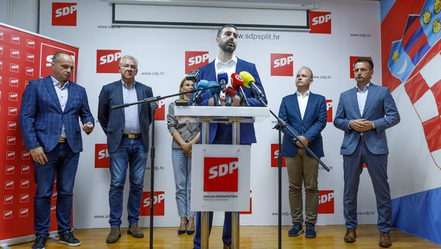 Predstavljanje SDP-ova kandidata za gradonačelnika Splita