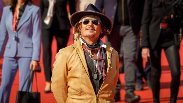 Glumac Johnny Depp na crvenim tepihu