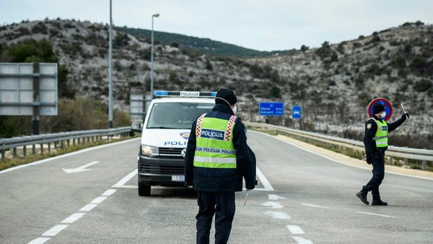 Ilustracija; Policija na A1