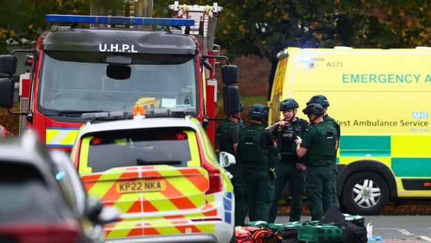 Hitne službe na mjestu napada u Manchesteru