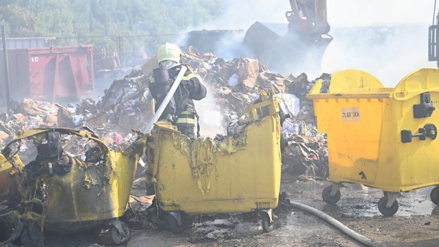Požar u podružnici Čistoće