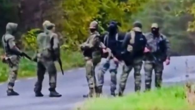 Ruski vojnici na granici