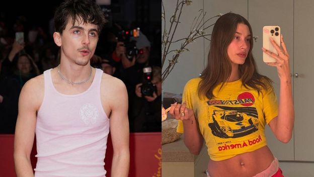 Timothee Chalamet i Hailey Bieber