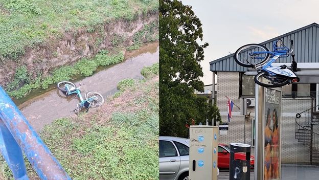 Vandali pobacali Bajs bicikle - 6