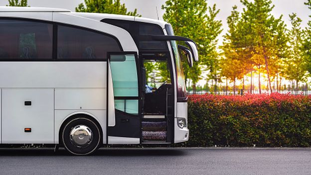 Prazan autobus, ilustracija