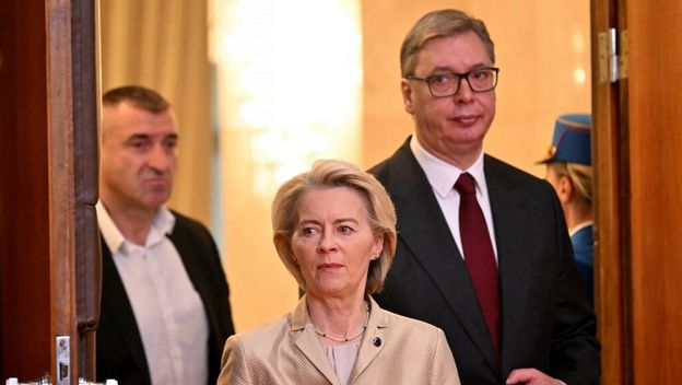 Ursula von der Leyen i Aleksandar Vučić