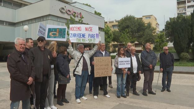 Prosvjed bivših radnika Dalme