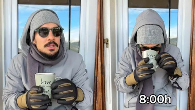 Josip Banovac kako se šali s jesenskim vremenom u Splitu