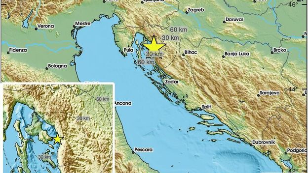 Potres kod Crikvenice