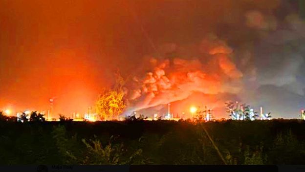 Rafinerija nafte u gradu Százhalombatta