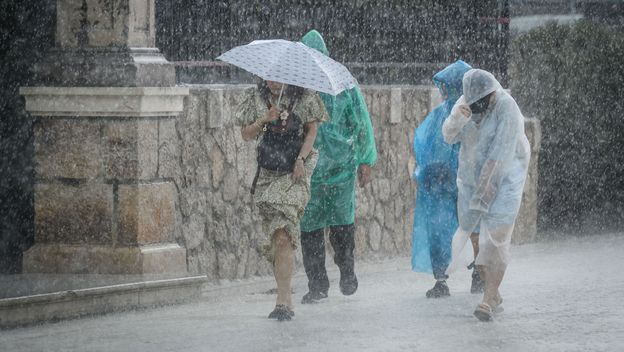 Kišno vrijeme, ilustracija