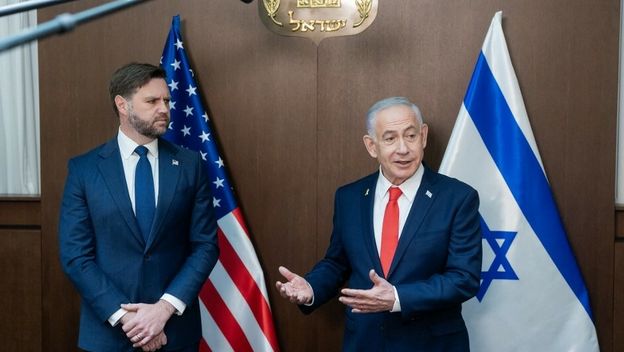 J. D. Vance i Benjamin Netanyahu