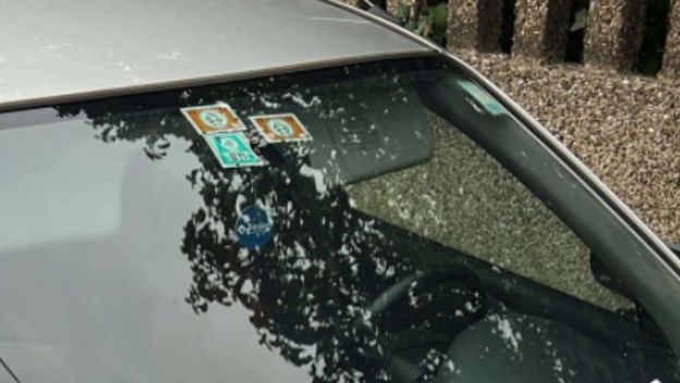 Automobil s nekolicinom kazni za parkiranje