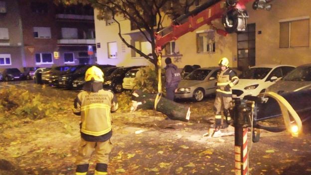 Vatrogasci na intervenciji u Zagrebu