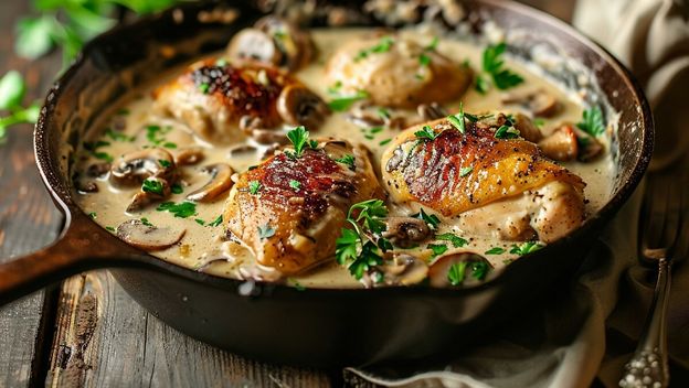 Piletina u umaku od vina