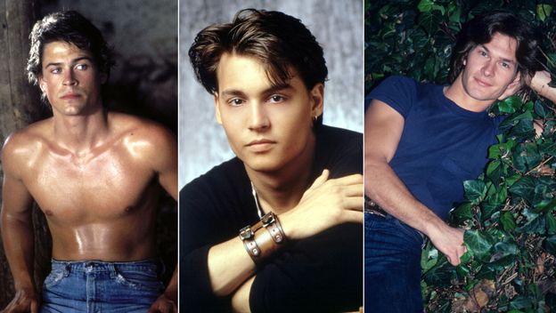 Rob Lowe, Johnny Depp i Patrick Swayze