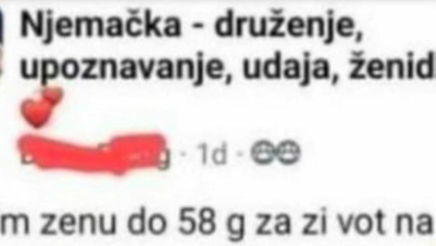 Bizaran oglas na stranici za upoznavanje
