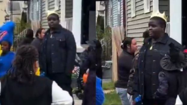 Tinejdžer u kostimu The Notorious B.I.G.-a