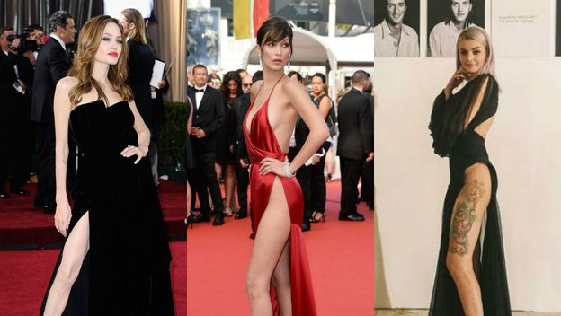 Angelina Jolie, Bella Hadid, Ella Dvornik (Foto: Getty, Instagram)