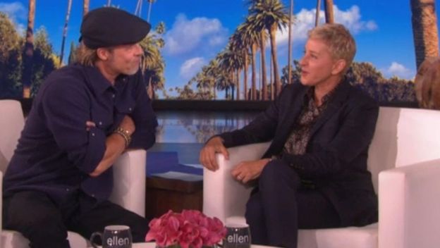 Brad Pitt i Ellen DeGeneres (Foto: Profimedia)